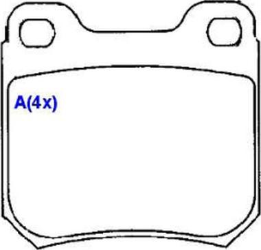 EUROREPAR 1635834580 - Brake Pad Set, disc brake car-mod.net