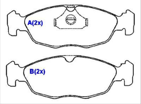 EUROREPAR 1635833480 - Brake Pad Set, disc brake car-mod.net