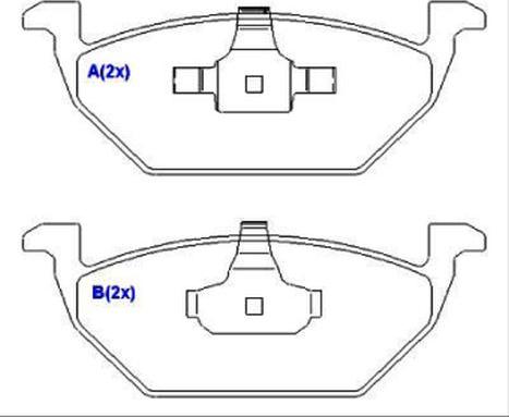 EUROREPAR 1636487680 - Brake Pad Set, disc brake car-mod.net