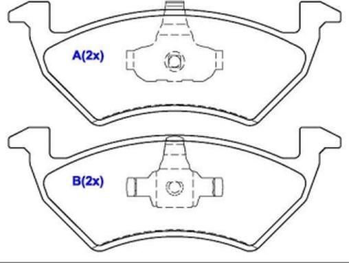 EUROREPAR 1636487880 - Brake Pad Set, disc brake car-mod.net