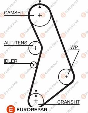 EUROREPAR 1633134780 - Timing Belt car-mod.net