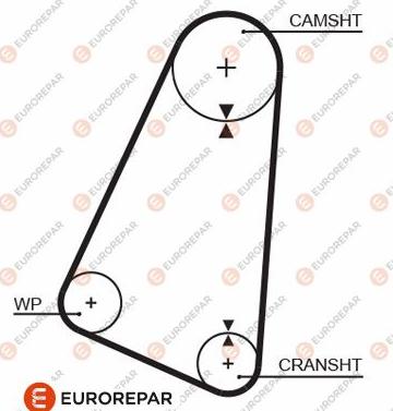 EUROREPAR 1633136280 - Timing Belt car-mod.net