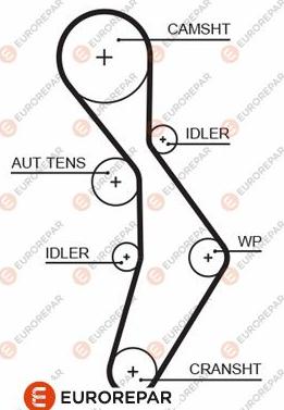 EUROREPAR 1633129980 - Timing Belt car-mod.net