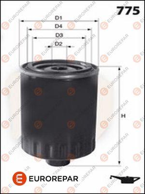 EUROREPAR 1637766480 - Oil Filter car-mod.net