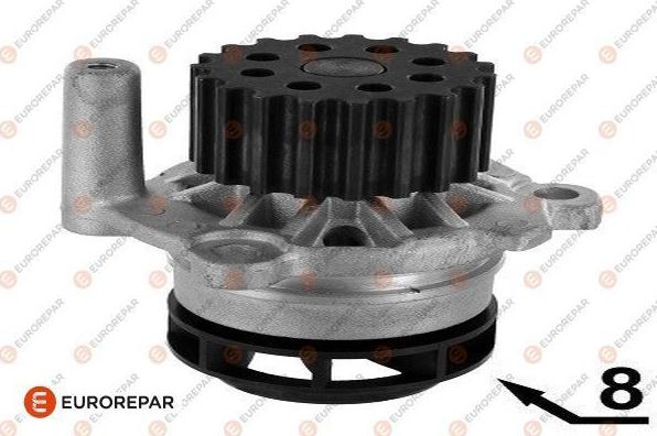 EUROREPAR 1623101680 - Water Pump car-mod.net