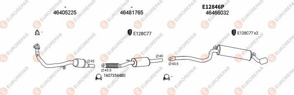EUROREPAR EXH100663 - Exhaust System car-mod.net
