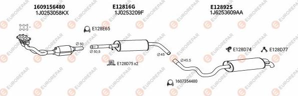 EUROREPAR EXH100029 - Exhaust System car-mod.net