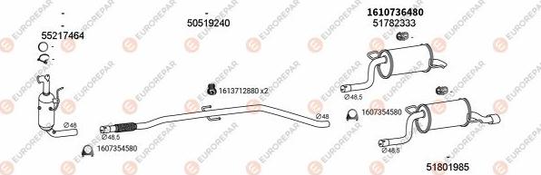 EUROREPAR EXH100831 - Exhaust System car-mod.net