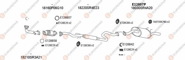EUROREPAR EXH101115 - Exhaust System car-mod.net