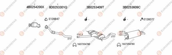 EUROREPAR EXH103513 - Exhaust System car-mod.net