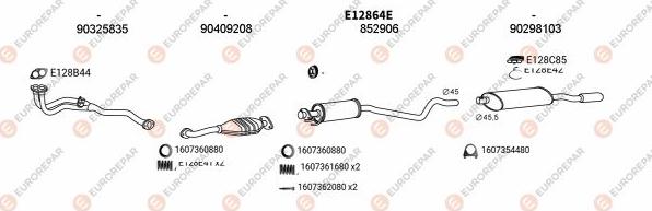 EUROREPAR EXH103217 - Exhaust System car-mod.net