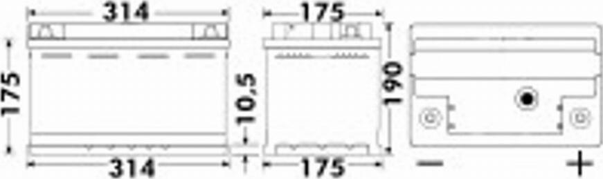 Exide 580 35 - Starter Battery car-mod.net