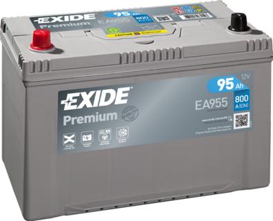 Exide EA955 - Starter Battery car-mod.net