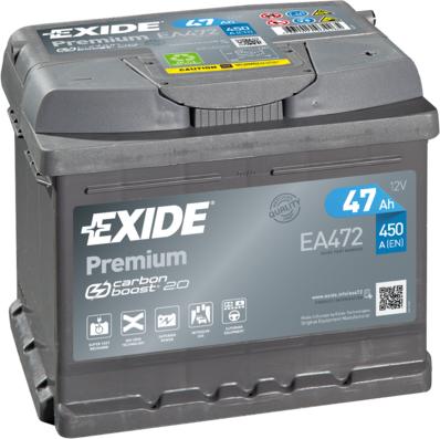 Exide EA472 - Starter Battery car-mod.net