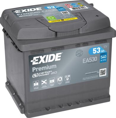 Exide EA530 - Starter Battery car-mod.net
