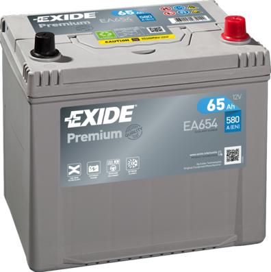 Exide EA654 - Starter Battery car-mod.net