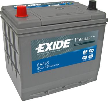 Exide EA655 - Starter Battery car-mod.net
