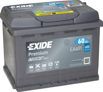 Exide EA601 - Starter Battery car-mod.net