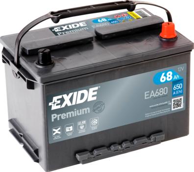 Exide _EA680 - Starter Battery car-mod.net