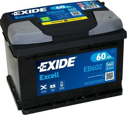 Exide EB602 - Starter Battery car-mod.net