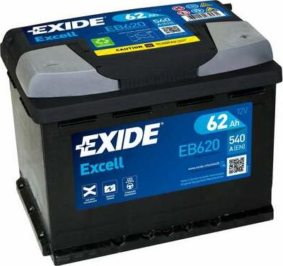 Exide EB620 - Starter Battery car-mod.net