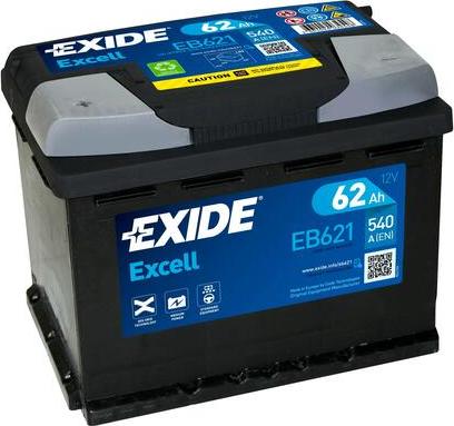 Exide EB621 - Starter Battery car-mod.net