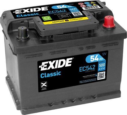 Exide EC542 - Starter Battery car-mod.net