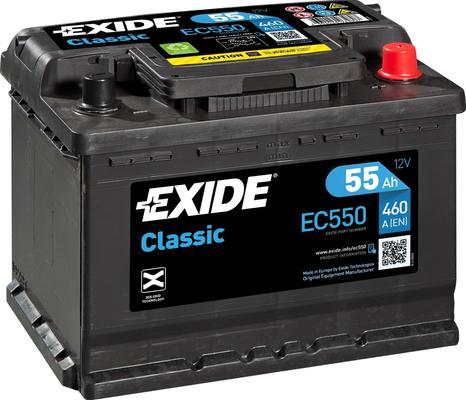 Exide EC550 - Starter Battery car-mod.net