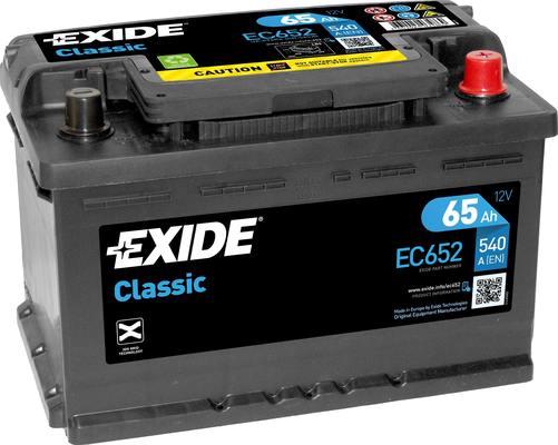 Exide EC652 - Starter Battery car-mod.net