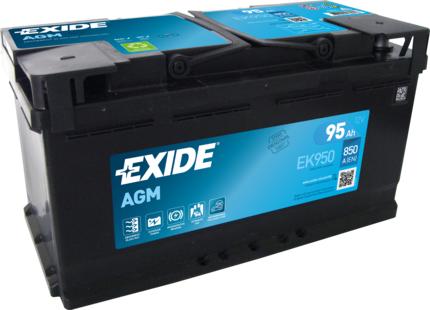 Exide EK950 - Starter Battery car-mod.net
