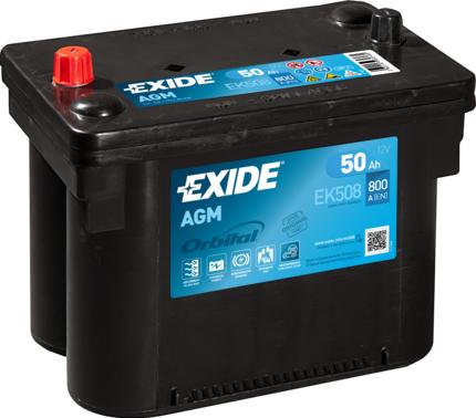 Exide EK508 - Starter Battery car-mod.net