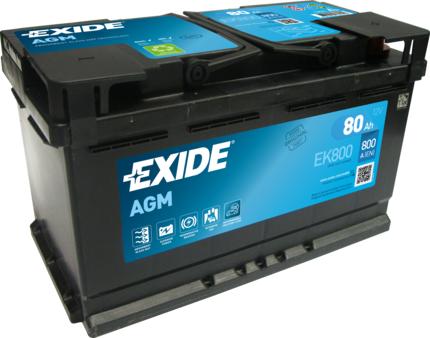 Exide EK800 - Starter Battery car-mod.net