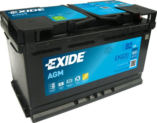 Exide EK820 - Starter Battery car-mod.net