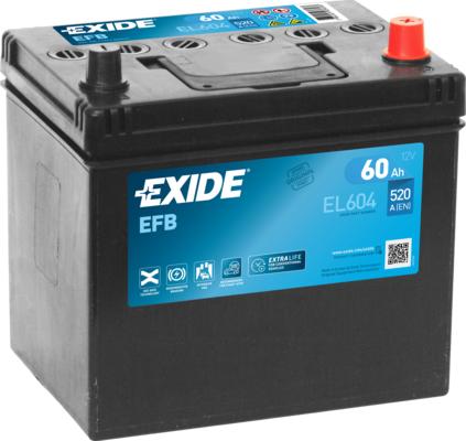 Exide EL604 - Starter Battery car-mod.net