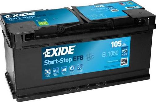 Exide EL1050 - Starter Battery car-mod.net