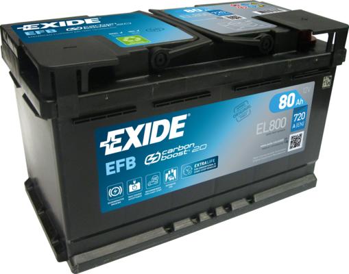 Exide EL800 - Starter Battery car-mod.net