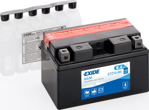 Exide ETZ10-BS - Starter Battery car-mod.net