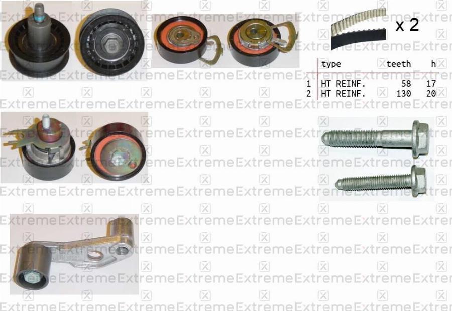 EXTREME 99990047 - Timing Belt Set car-mod.net