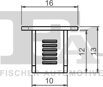 FA1 11-10017.10 - Clip, trim / protective strip car-mod.net