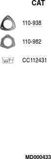 FA1 MD000433 - Catalytic Converter car-mod.net
