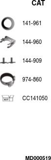 FA1 MD000519 - Catalytic Converter car-mod.net