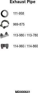 FA1 MD000641 - Exhaust Pipe car-mod.net