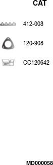 FA1 MD000058 - Manifold Catalytic Converter car-mod.net