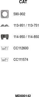 FA1 MD000142 - Catalytic Converter car-mod.net