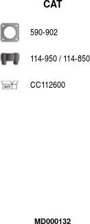 FA1 MD000132 - Catalytic Converter car-mod.net