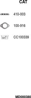 FA1 MD000380 - Catalytic Converter car-mod.net