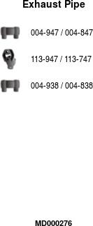 FA1 MD000276 - Exhaust Pipe car-mod.net