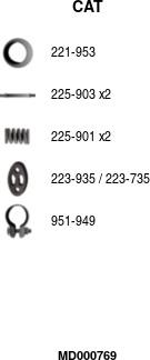 FA1 MD000769 - Catalytic Converter car-mod.net