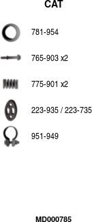 FA1 MD000785 - Catalytic Converter car-mod.net