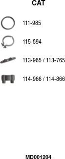 FA1 MD001204 - Catalytic Converter car-mod.net